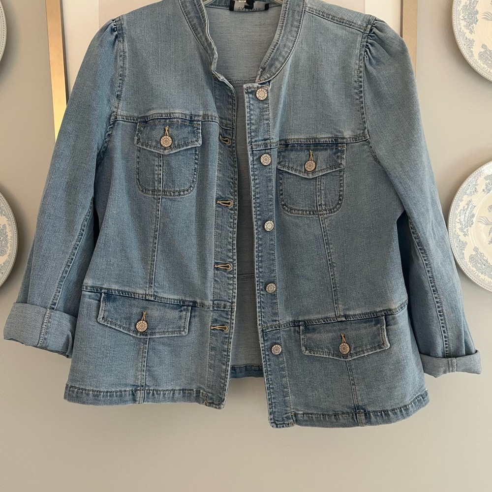 Talbots Light Blue Denim Jacket